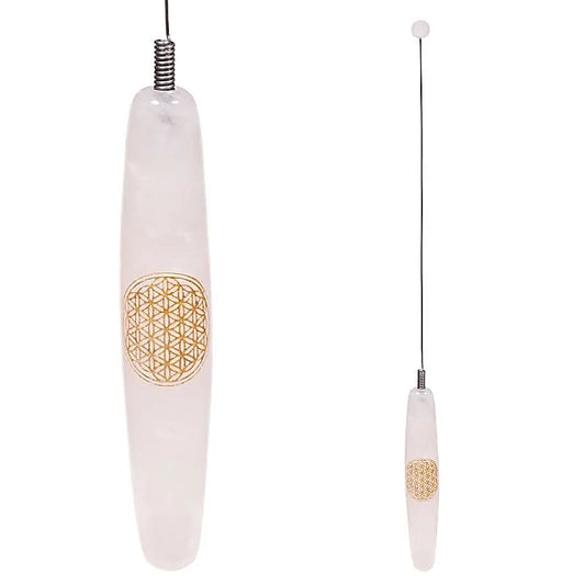 Biotensore Quarzo Rosa - Fiore della Vita