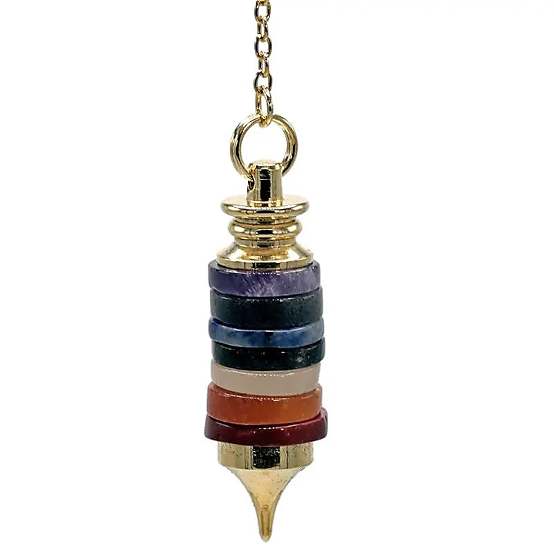 Pendolo pietre 7 Chakra