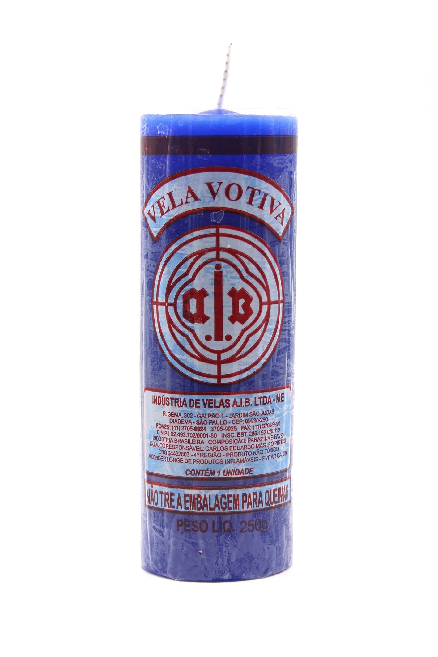 Candela Votiva 7 Giorni - Blu scuro