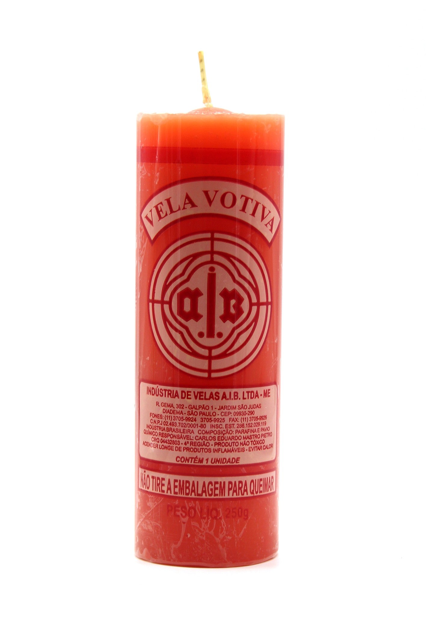 Candela Votiva 7 Giorni - Arancione