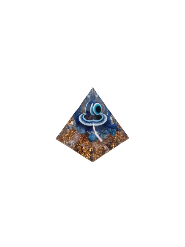 Piramide Orgonite Occhio Turco - Lapislazzuli
