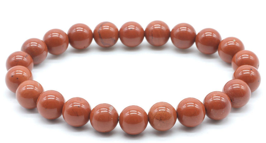 Bracciale Energetico Diaspro Rosso 8mm "A"
