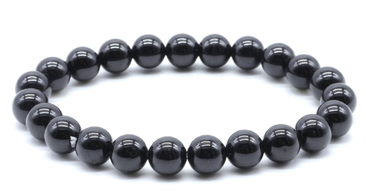 Bracciale Energetico Tormalina Nera 8mm "A"