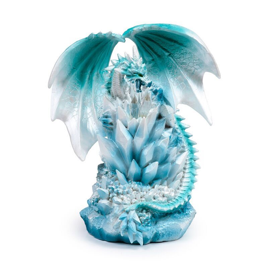 Drago custode del Cristallo di Quarzo con led