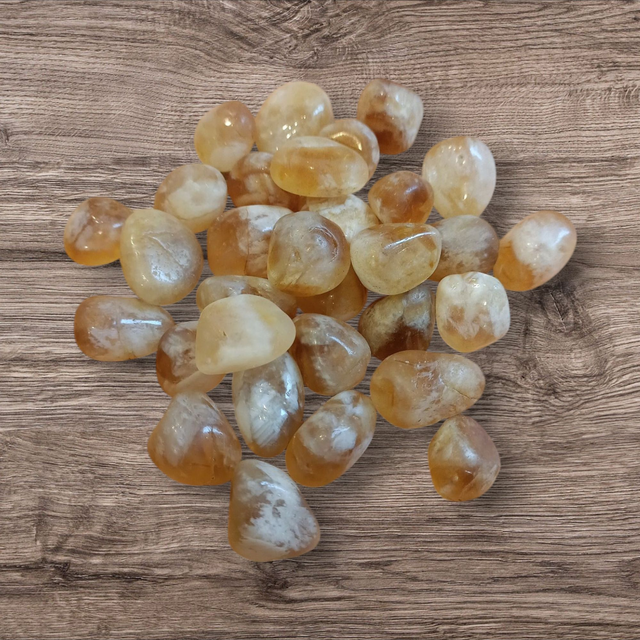 Quarzo Citrino burattata 2-4 cm