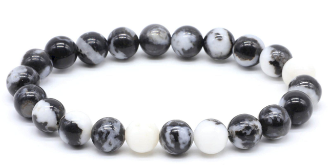 Bracciale Energetico Diaspro Zebrato 8mm "A"