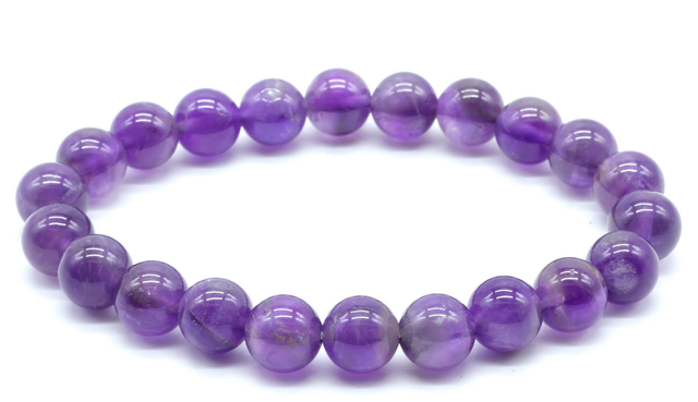 Bracciale Energetico Ametista - 8mm - "A"