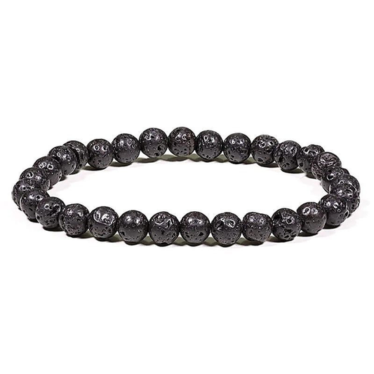 Bracciale in pietra lavica