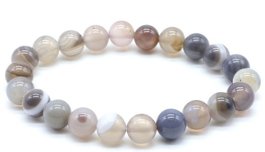 Bracciale Energetico Agata Botswana - 8mm - "AA""