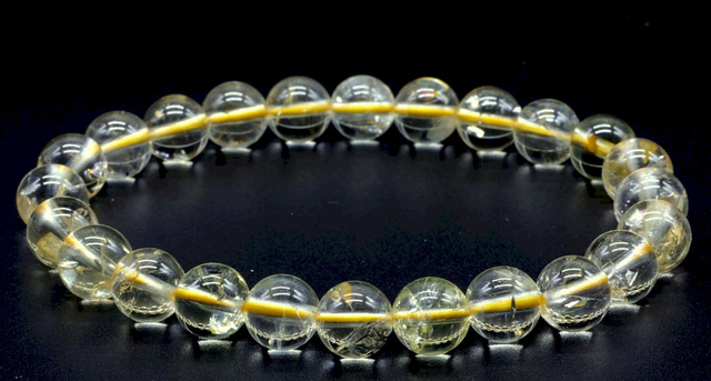 Bracciale Energetico Quarzo Citrino 8mm "A"