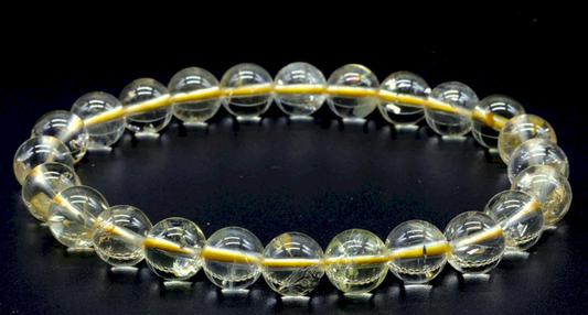 Bracciale Energetico Quarzo Citrino 6mm "A"