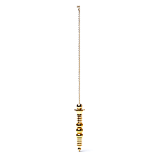 Pendolo in ottone con testimone cm 9