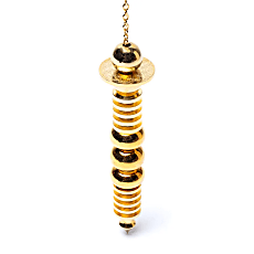 Pendolo in ottone con testimone cm 9