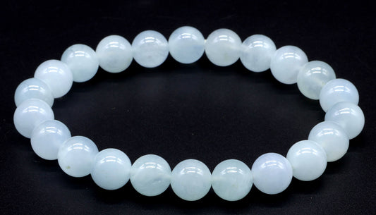 Bracciale Energetico Acquamarina 8 mm - "A"