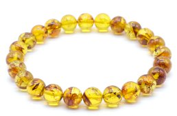 Bracciale  Energetico Ambra - 8mm -