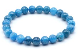 Bracciale  Energetico Apatite - 8mm - "AAA"
