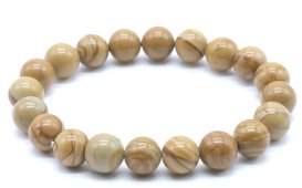 Bracciale  Energetico Legno Fossile - 10 mm -