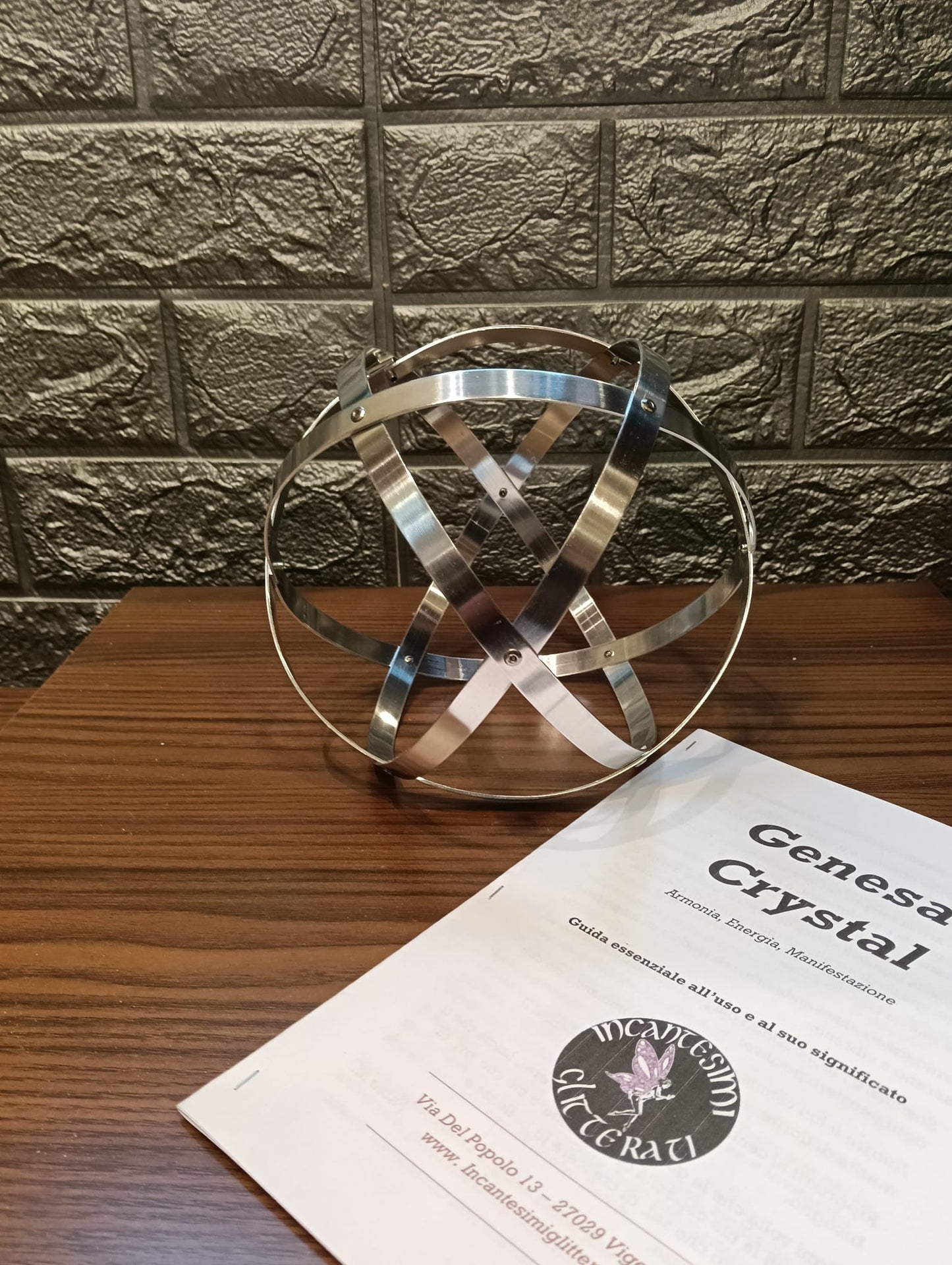 Genesa Crystal 16 cm in Alluminio