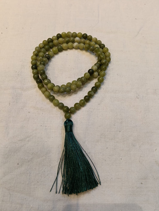 Mala 108 Grani in Pietra Giada