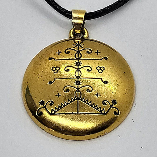 6810 - Voodoo Loa Veve Amuleto Dgou Feray