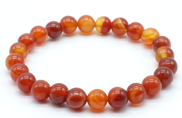 Bracciale Energetico Corniola 8mm "A"