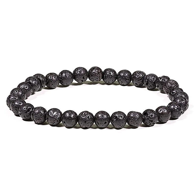 Bracciale in pietra lavica