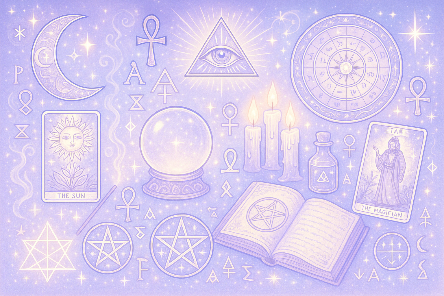 Immagine esoterica luminosa