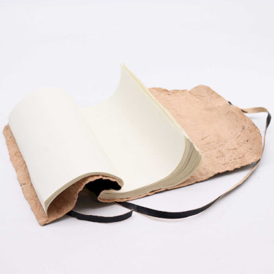 Diario in pelle arrotolato 21X15 Cm